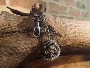 Guardian Dragon Removable D20 Dice Keyring