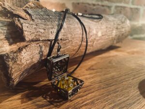 Pandora's Box Removable Mini D20 Dice Necklace